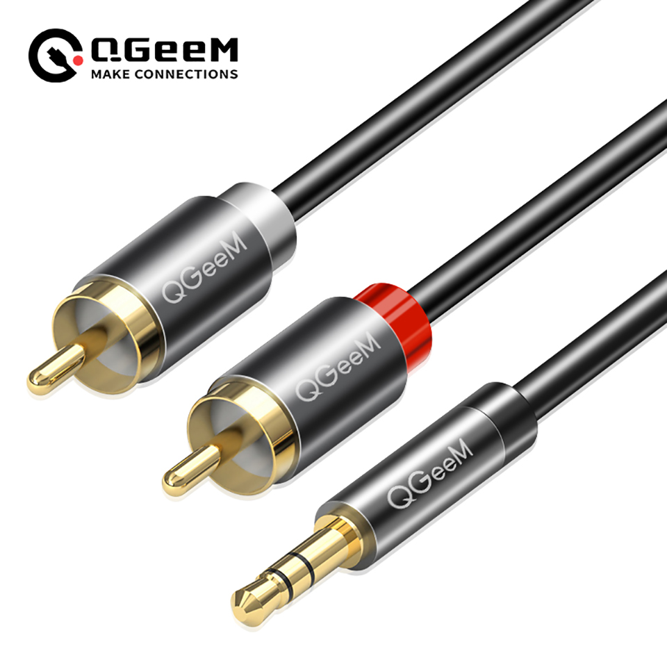 Klipsch Home Cinema - Qgeem rcaケーブル2rcaから3.5オーディオケーブルrca 3.5mmジャックrcaアンプ用フェイクケーブルサブウーファーオーディオミキサーホームシアターDVD