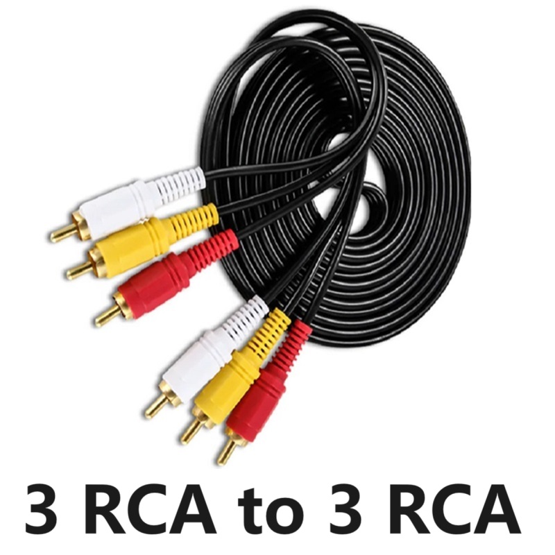 Video Home Cinema - 20M 15M 10M 5M 3M 3RCA-3RCAコンポジットオーディオビデオAVケーブルコード