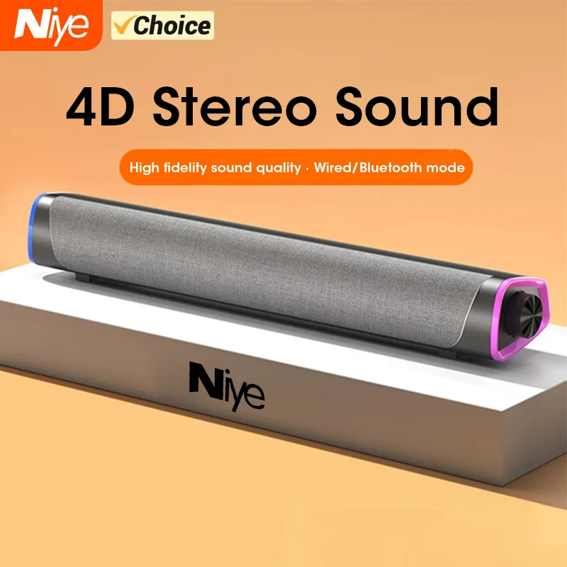 Jvc Home Cinema - スピーカーと音楽プレーヤーを備えたステレオスピーカーバー,Bluetoothを備えた4dデバイス,サブウーファー,macbookラップトップ,ノートブック,PC用
