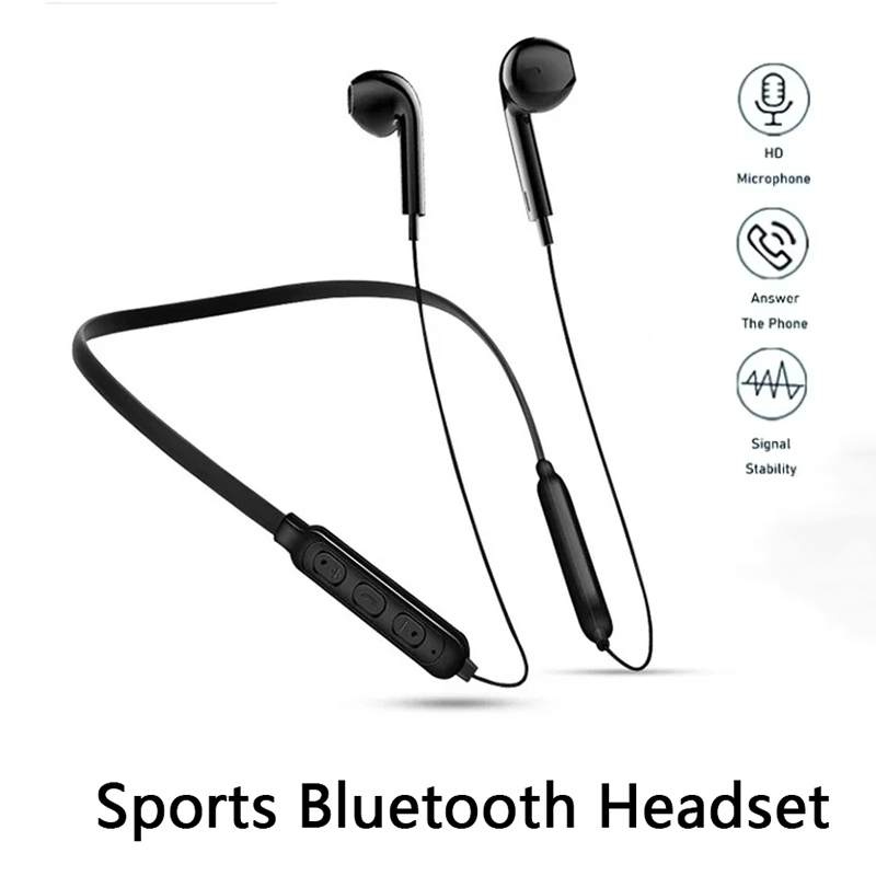 Home Cinema Samsung 5.1 - ワイヤレスイヤホン Bluetooth 5.1 首掛け 9D ステレオノイズリダクションユニバーサルスポーツヘッドセット