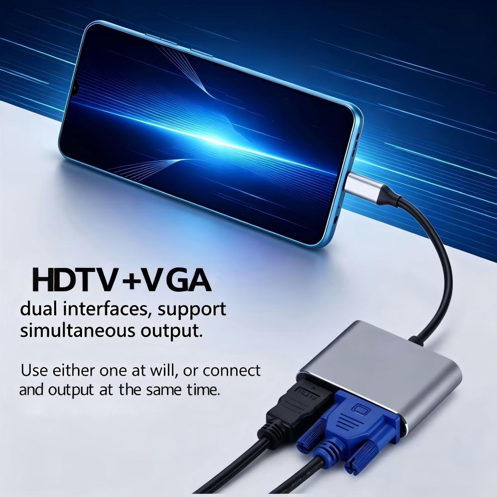 USB 3.0/TYPE-C to HDMI VGAアダプタ - Home Cinema Usb のレビューと価格