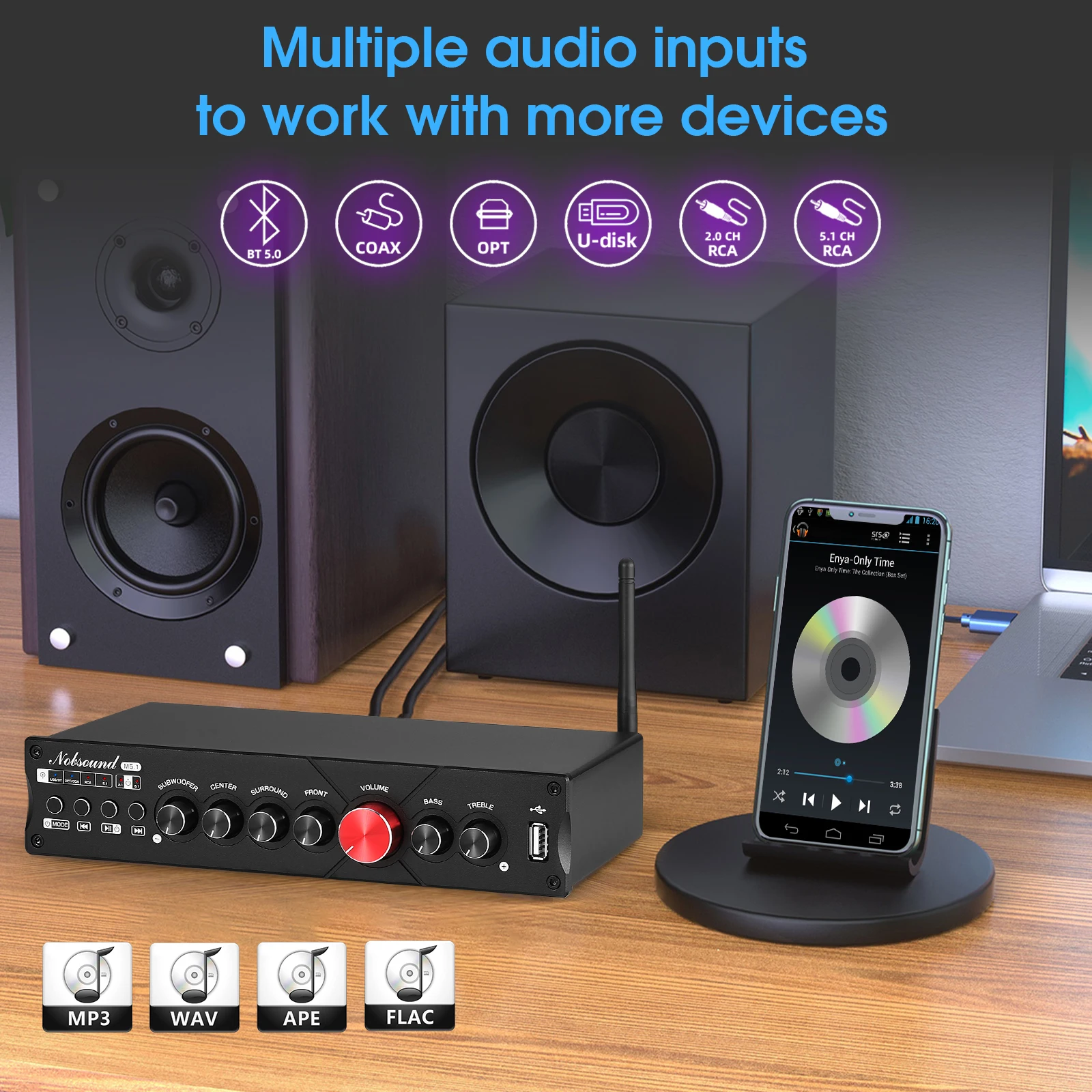 Nobsound-Bluetooth 5.1デジタルレシーバ - Home Cinema Samsung 5.1 のレビューと価格