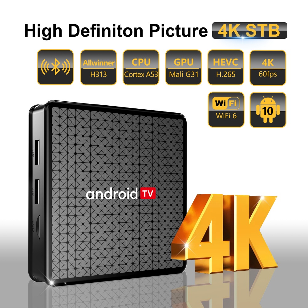 Wudung X5 TVボックス AndroidTV All - Video Home Cinema のレビューと価格
