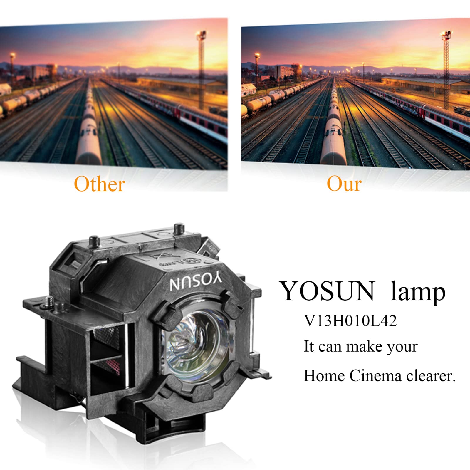 v13h010l42 プロジェクター電球 Epson-Elp - Home Cinema Epson のレビューと価格