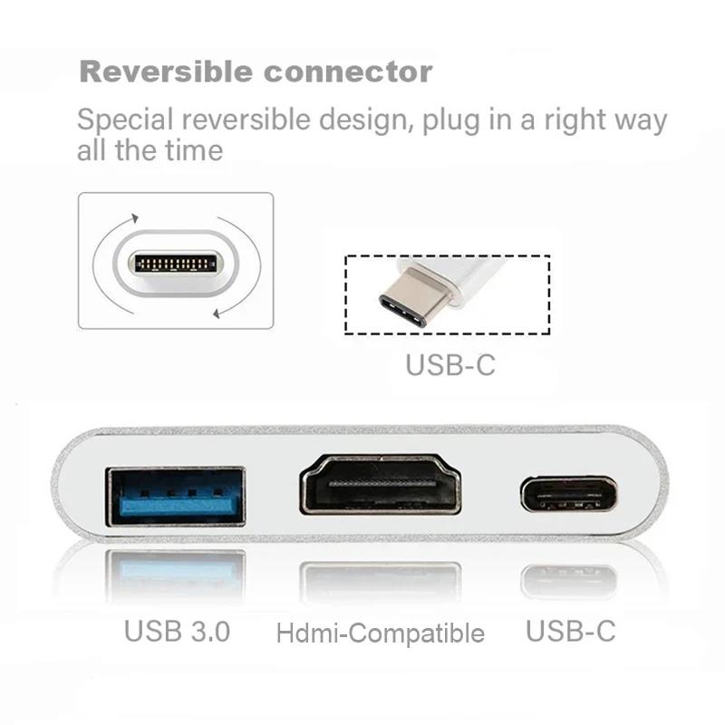 3in1 USB-C to HDTVハブ、USB-C to  - Home Cinema Usb のレビューと価格