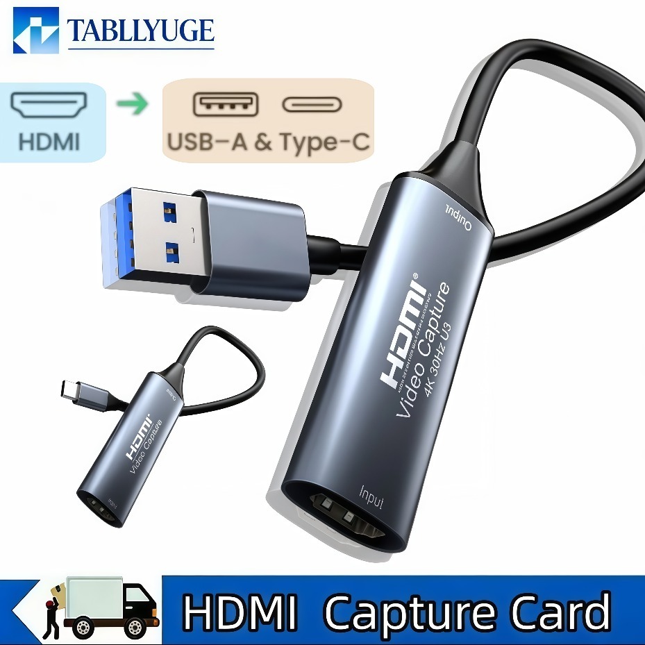 USB-C 2.0/3.0 HDMIビデオキャプチャカードは - Home Cinema Usb のレビューと価格