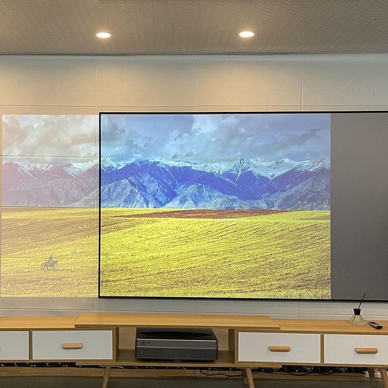 VisualMr グレークリスタルALRプロジェクタースクリ - Home Cinema Blanc のレビューと価格