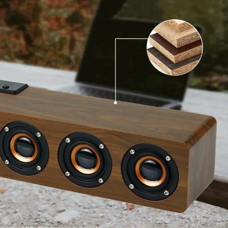 6スピーカー木製BluetoothスピーカーサウンドバーTV - Home Cinema Lg のレビューと価格