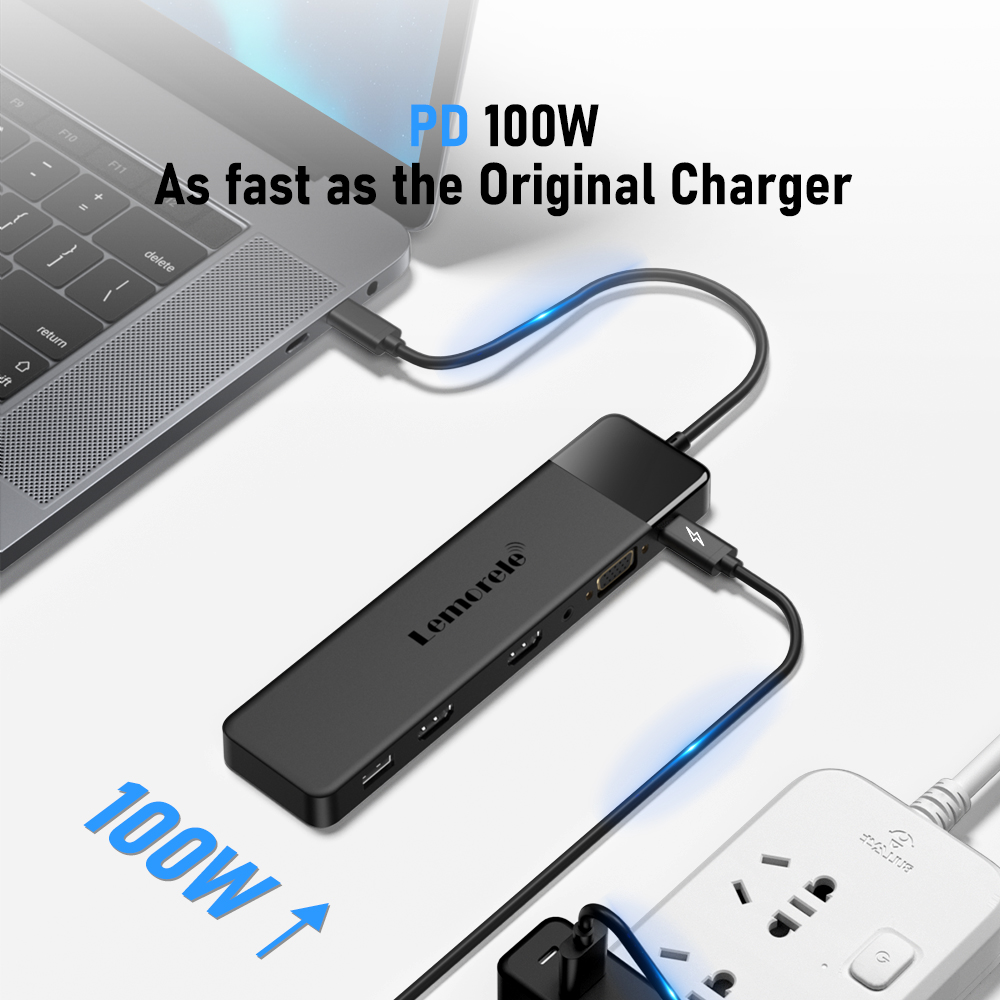 Lemorele 13-in-1 USB C ハブ 4K30 - Home Cinema Usb のレビューと価格