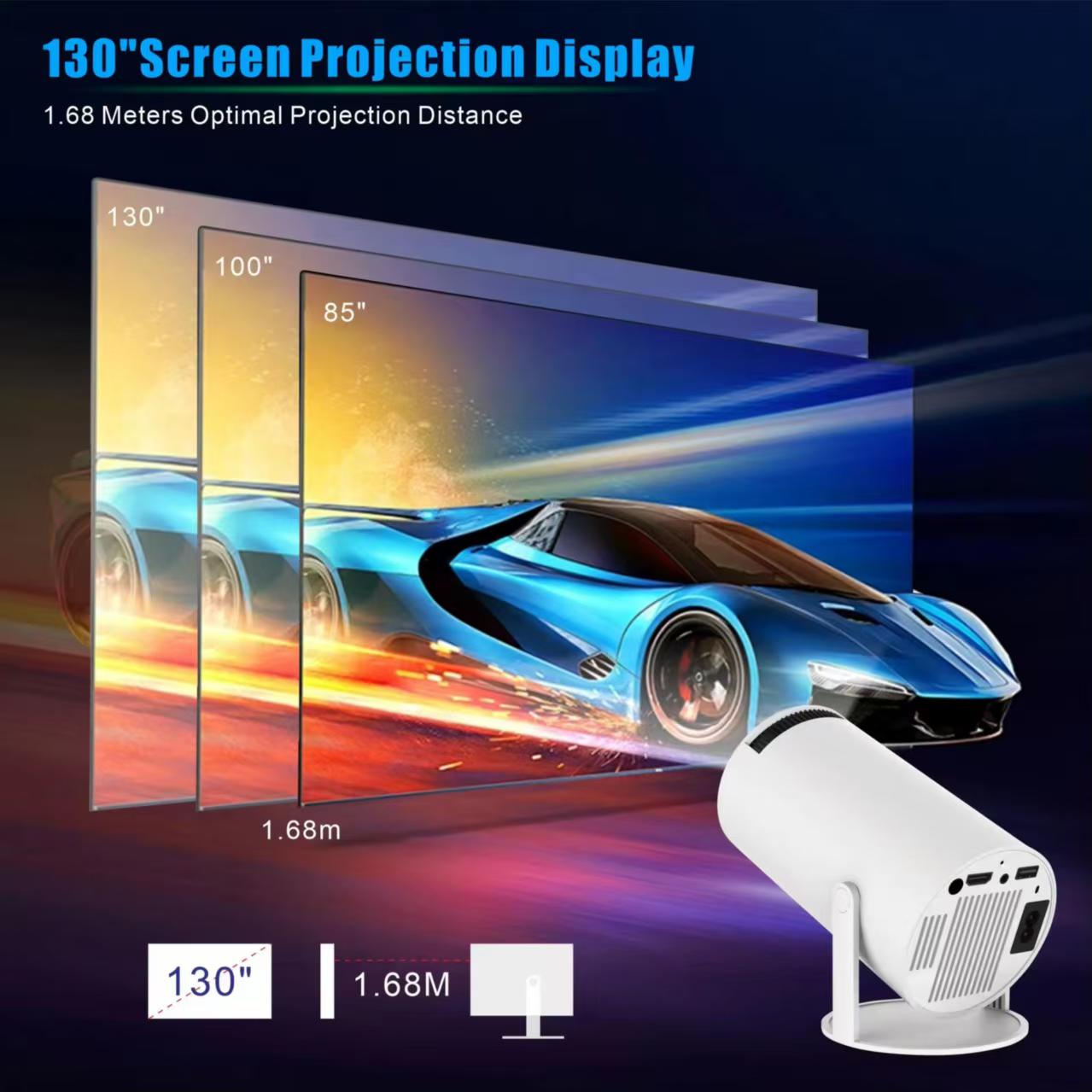 ミニHY300ポータブルプロジェクター Android 11 - Video Home Cinema のレビューと価格