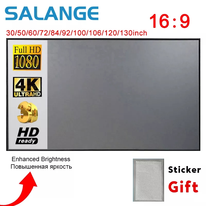Salange プロジェクタースクリーン、60 100 12 - Home Cinema Blanc のレビューと価格