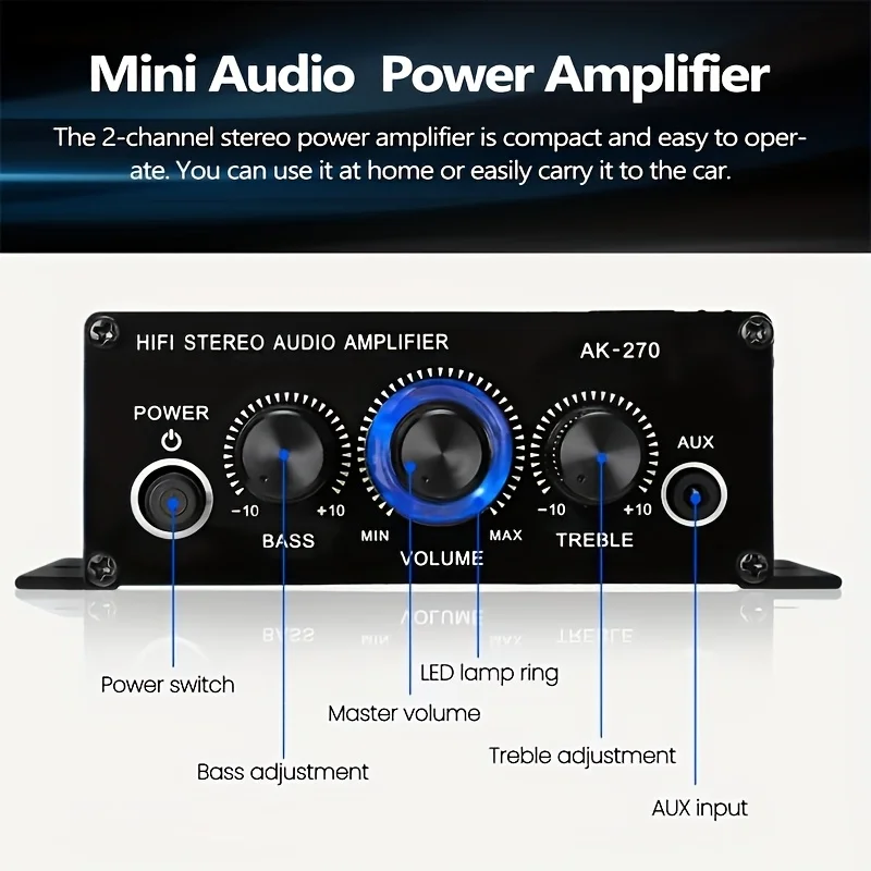 AK-270 400W ミニパワーアンプ 12V/24V 2 - Klipsch Home Cinema のレビューと価格
