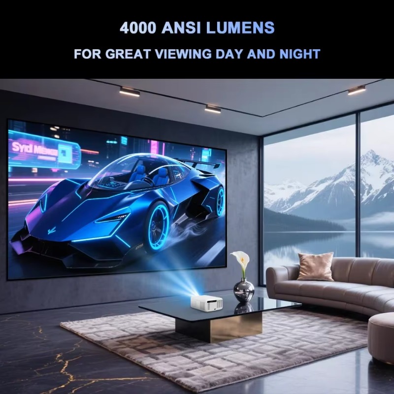D10Sプロジェクター 4K V660チップ 3+128G  - Video Home Cinema のレビューと価格