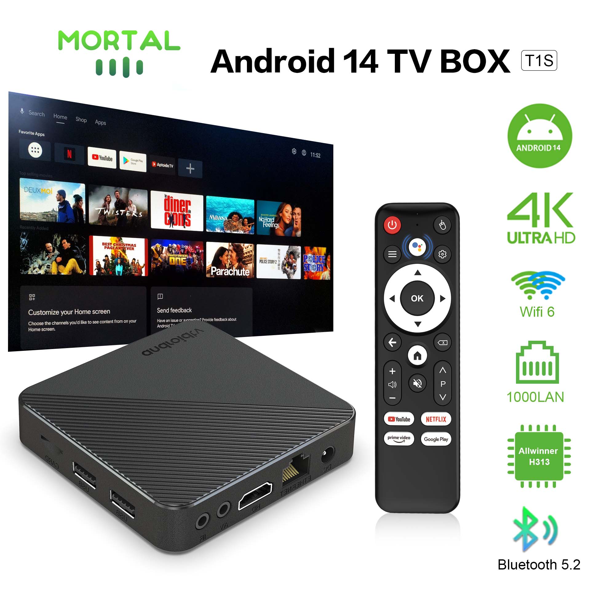 Android14 スマートホームシアター TV ボックス  - Home Cinema Kit のレビューと価格