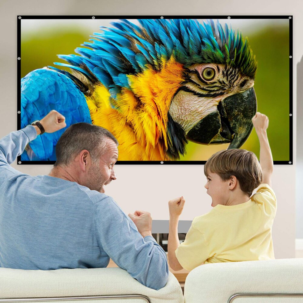 60インチ、100インチ、120インチ、150インチのシンプ - Home Cinema Blanc のレビューと価格